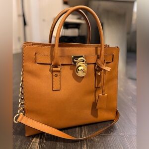 Michael Kors Hamilton Large Saffiano Leather Satchel
